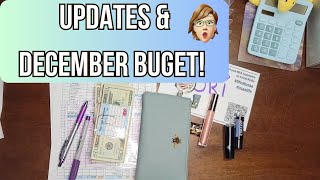 NEW JOB & SIDE HUSTLES | DECEMBER BUDGET 2023 | CASH STUFFING ENVELOPES & BINDERS