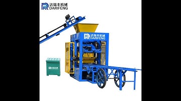 QT4-26 Semi automatic concrete block making machine