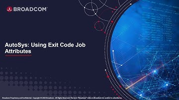 AutoSys: Using Exit Code Job Attributes