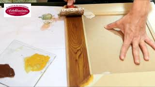 Como Pintar con efecto madera fácil con veteador – Hermanos Paniagua Machin