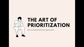 The Art of Prioritization   Maximizing Efficiency in Everyday Life