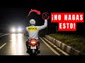 7 ERRORES MORTALES al conducir MOTO de NOCHE (y cómo evitarlos)