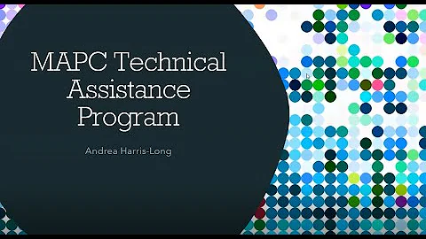 Technical Assistance Program Info Session Dec  7, 2022