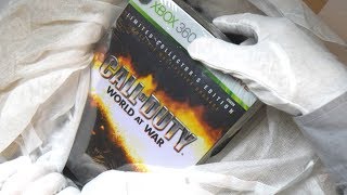 CALL OF DUTY WORLD AT WAR COLLECTOR'S EDITION UNBOXING! Zombies & Ray Gun Easter Egg Gameplay