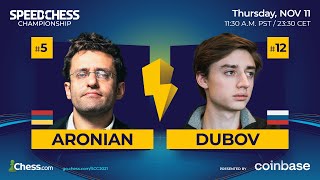 Grischuk Vs. Nihal And Aronian Vs. Dubov Speed Chess Championship 2021