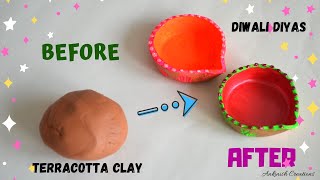 Handmade Diya Clay Pot Diwali Inadian Traditional Lamp 24 Clay Diya JX2 Clay Diya Pot Handmade Diya Clay Pot Diwali Inadian Traditional Lamp 24 Clay Diya JX2 Clay Diya Pot