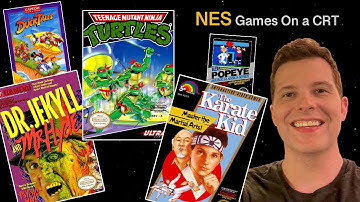 NES games on a CRT - Mike Matei Live