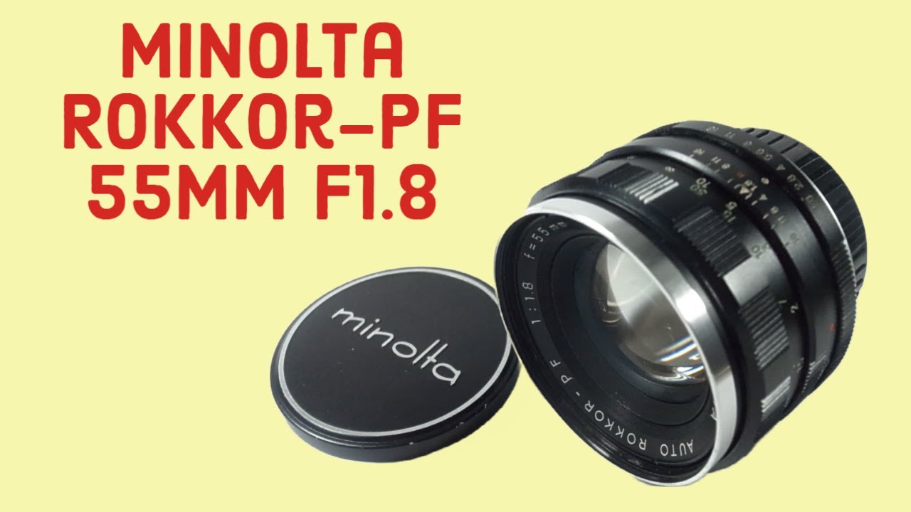 フィルムカメラ MINOLTA AUTO ROKKOR-PF f1.8 55mm L73 Minolta Auto Rokkor-PF 55mm F1.8 Prime Lens for MD Mount SLR