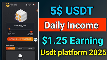 New USDT Earning Site 2026 – Daily Instant Withdrawal