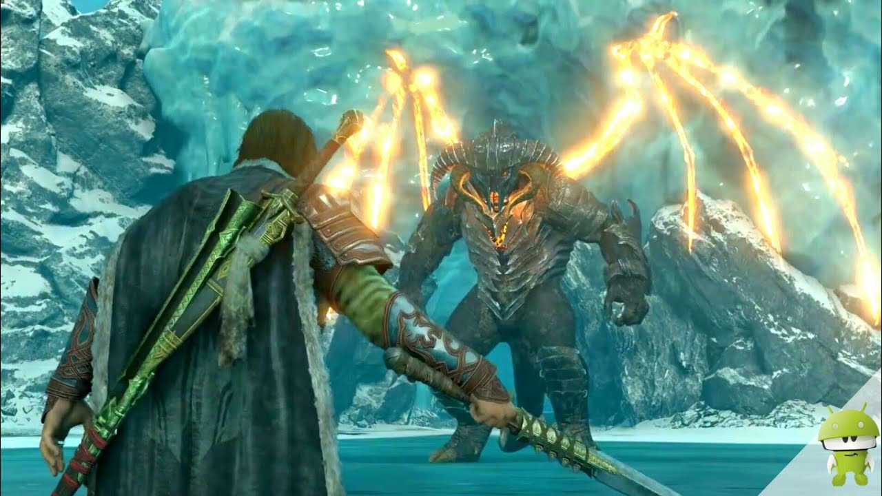 Shadow of War Balrog vs Dragon Drake Boss Fight (1080p60fps) YouTube