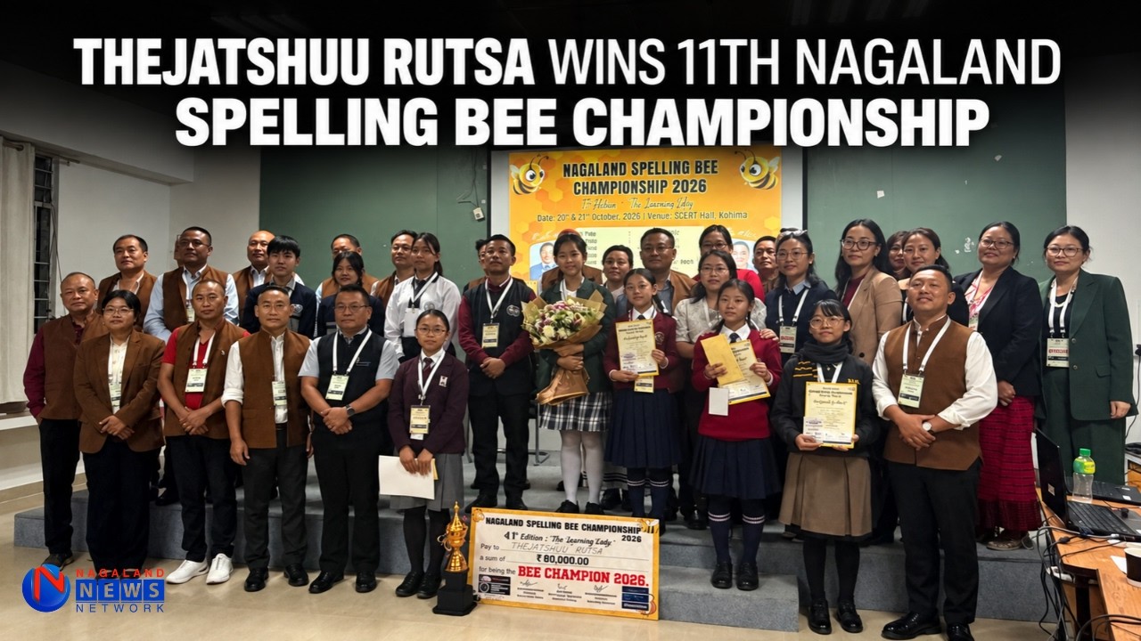 THEJATSHUU RUTSA WINS 11TH NAGALAND SPELLING BEE CHAMPIONSHIP