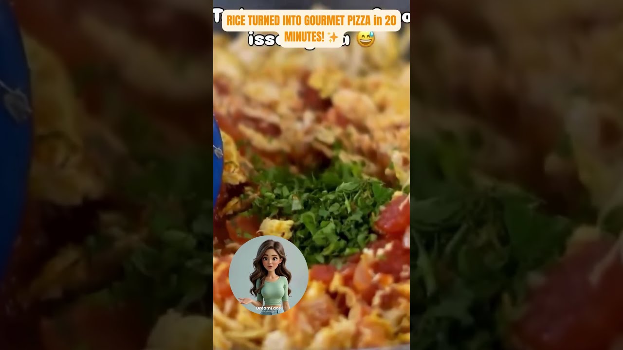 RICE TURNED INTO GOURMET PIZZA In 20 MINUTES