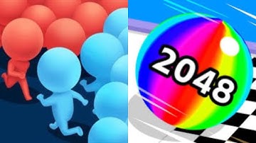 Count Master vs Ball Run 2048 - All Level Gameplay Android,iOS
