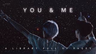 Jikook\/Kookmin • You \& Me; A library full of pages ✨