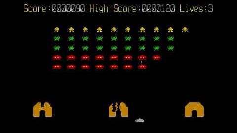 classic invaders for Atari ST