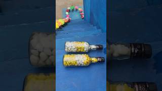 Breaking glass bottle ⚠️ crushing crunchy soft thing 🔥#best #asmr #shorts #asmrsound #glassbottle🔥⚠️