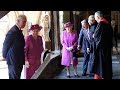 The Queen shone brightly in magenta coat as she joins Charles to open major new exhibition