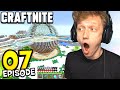 Craftnite: Episode 7 - MEGA BASE UPGRADES! (best minecraft base)