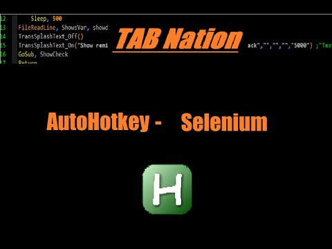 AutoHotkey Selenium Part