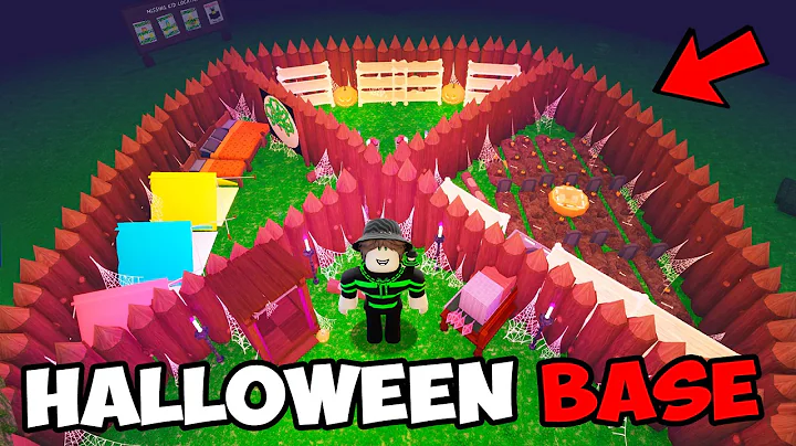 I Built a HALLOWEEN BASE In 99 Nights In The Forest!