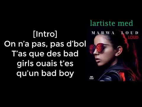 Bad Boy - Marwa_Loud🔥🔥 with lyrics