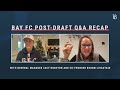 Bay FC Post-Draft Q&A with Lucy Rushton and Brandi Chastain