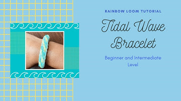 Tidal Wave Bracelet-Rainbow Loom