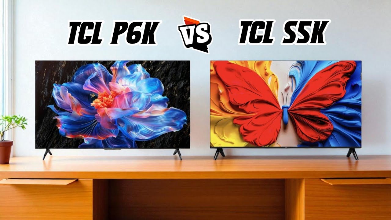 TCL P6K 4K LED vs TCL S5K Full HD QLED | Real Spec Battle & Best 43 inch TV 2025 🔥