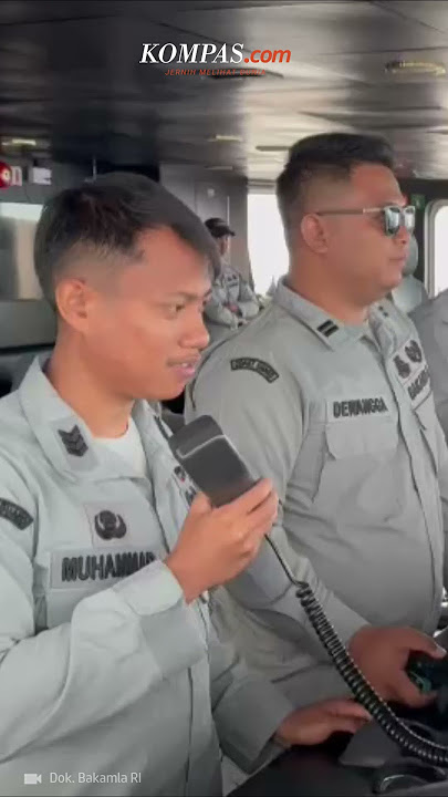Detik-detik Bakamla Usir Kapal China di Laut Natuna Utara