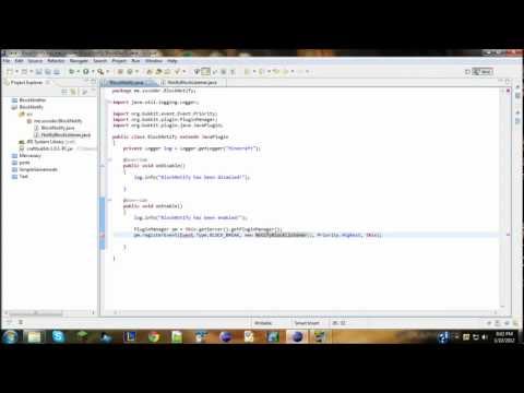[MC 1.1] Bukkit Plugin Tutorial | Part 1: Main class