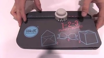 We R Memory Keepers - 1-2-3 Punchboard - CHA 2015