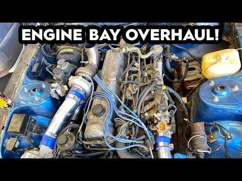 280ZX ENGINE BAY OVERHAUL PART 1 (DEVIL Z) - YouTube