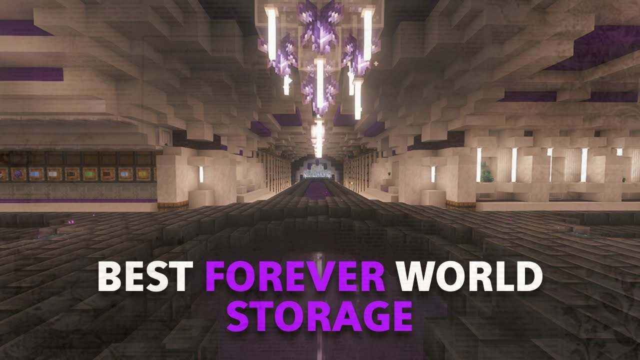 BEST fully-automated MINECRAFT STORAGE