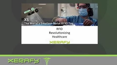 Xerafy RFID for Healthcare