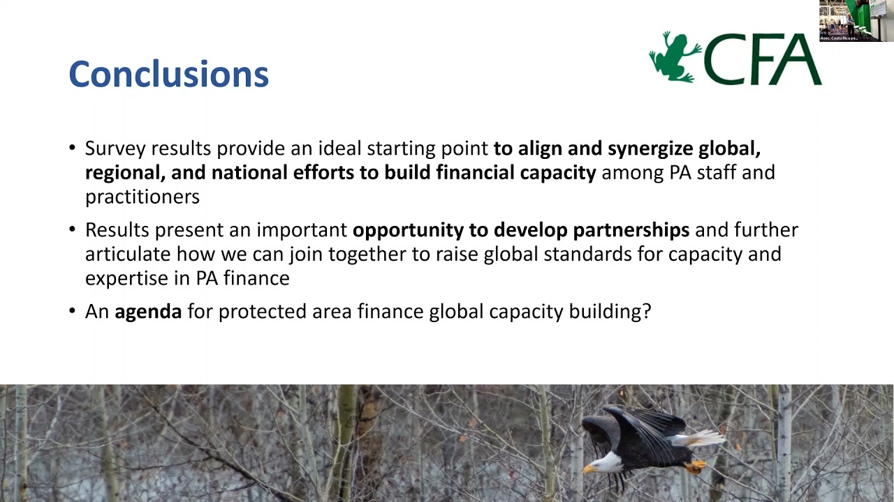 Launch of Global Report on Protected Area Financing needs
