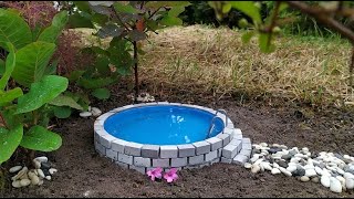 Belirgin amplifikasyon aktarma  Building Pool with Mini bricks - Havuz Yapımı Minyatür Tuğla ile - YouTube