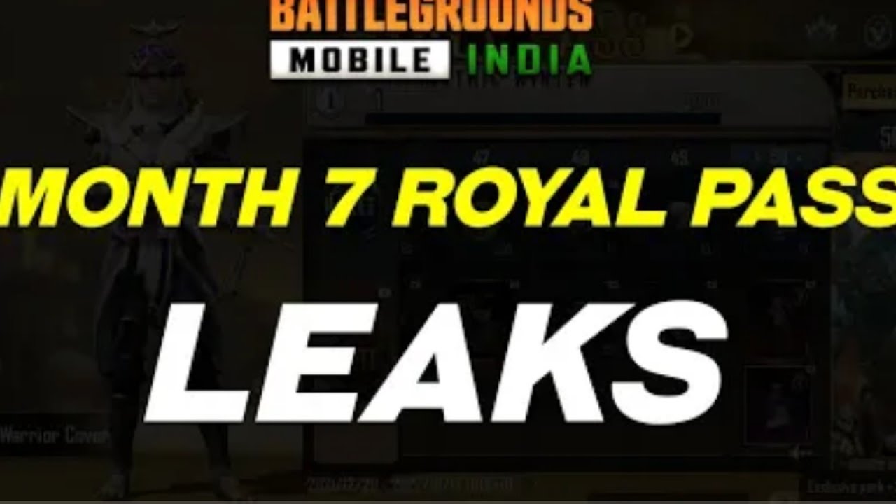 MONTH 7 ROYALE PASS LEAKS/BGMI