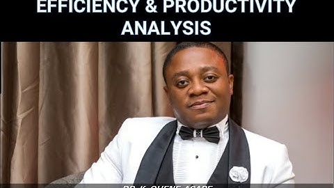 L1 Efficiency & Productivity For Researchers; Data Envelopment Analysis #Dataenvelopmentanalysis