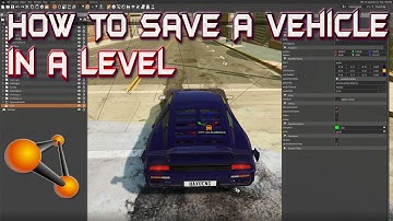BeamNG - How to save a vehicle in a level in BeamNG...