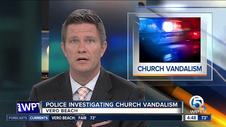 Police investigate church vandalism in Vero Beach at Christ by the Sea United Methodist Church