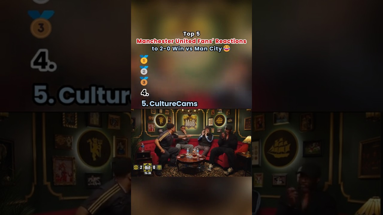 Top 5 Man Utd Fans Reaction to Man United 2 Man City 0 😭 Manchester Is RED