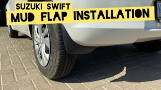 How to Install Front and Rear Mud Flaps On a Suzuki Swift