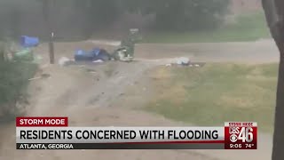 Flooding concerns grow as Zeta approaches Metro Atlanta