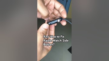 Apple 🍎 watch side button stuck.