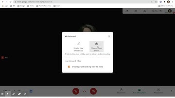 Google Meet Jamboard Integration