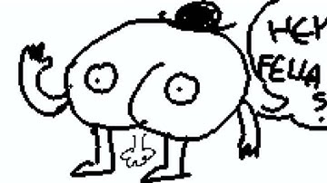 GAME & WARIO ~ BUTT MAN ~ MIIVERSE SKETCH - NO COMMENTARY - NO COMMENTARY