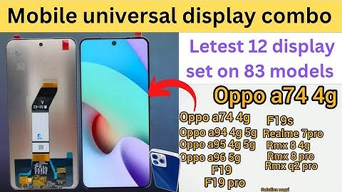 letest mobile universal display combo list 2025