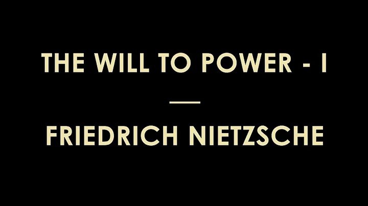 The Will to Power by Friedrich Wilhelm Nietzsche (Volume 1, Book 1 and 2) - Full Audiobook - DayDayNews