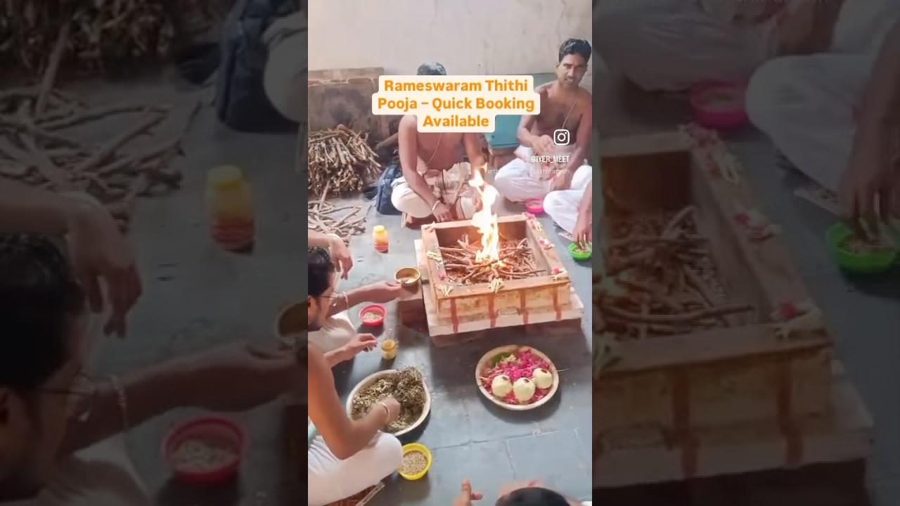 Thithi Pooja in Rameswaram | Book Iyers Online