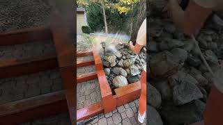But why is this so satisfying 😂😍 #pressurewashing #pressurewash #cleaning #cleantok #clean